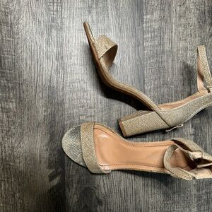 Elegant Gold Women's Heels